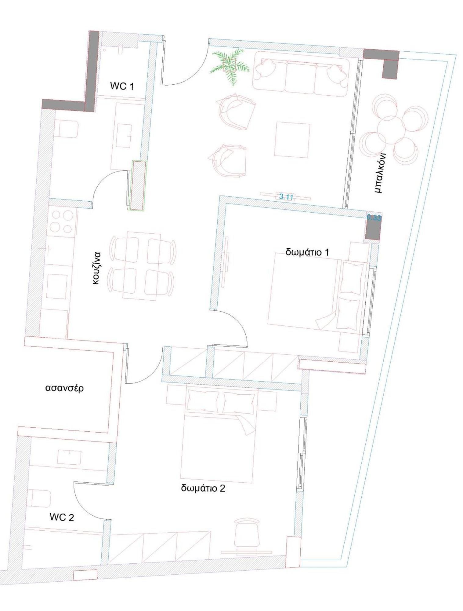 Pagani Urban - Premium Private Apartment Kalamata Ngoại thất bức ảnh